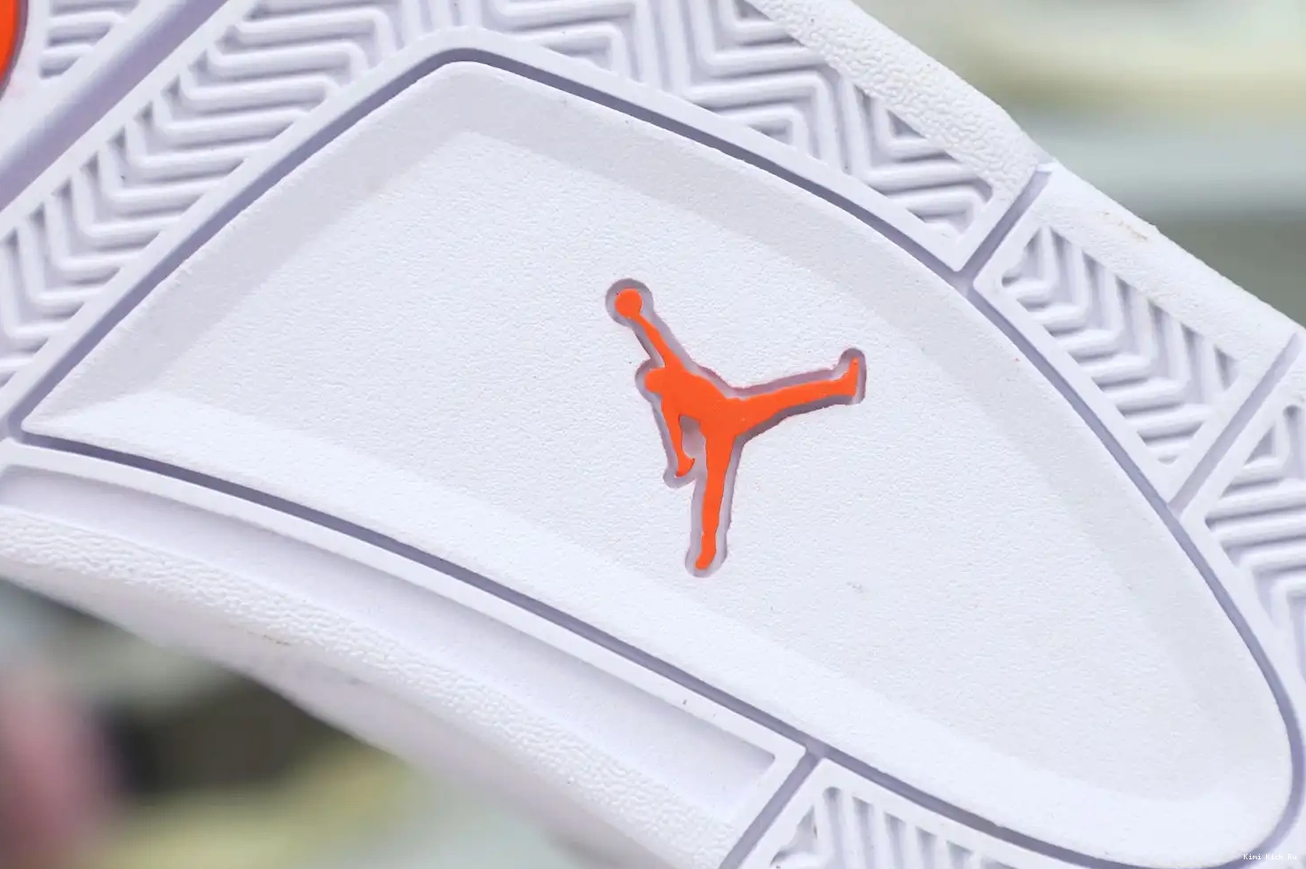 Jordan Kimikick metallic Jordan 4 Air retro“orange 0702